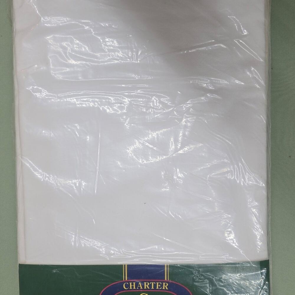 1 New Charter Club Cutwork Euro Sham White Shabby Cottage Rectangle